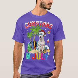 Lönsam Jack Russell i Santa Hat Sunglasses Christm T Shirt