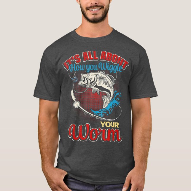 Lönsam jakt på Humor-citattecken utomhus T Shirt (Framsida)