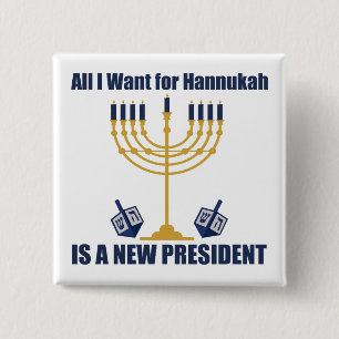 Lönsam judisk antitrumppolitisk Hanukkah Knapp