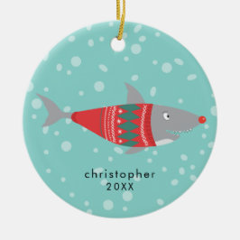 Lönsam julhak Ceramic Ornament