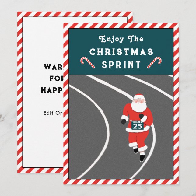 Lönsam julkort (Fram/baksida)