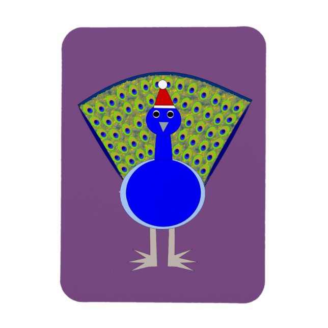 Lönsam julpacock magnet (Vertikal)