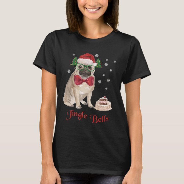 Lönsam julpug t shirt (Framsida)