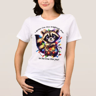 Lönsam julrattskjorta med färgad ljus t shirt