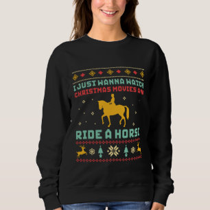 Lönsam julsötare Horseriding Horse T Shirt