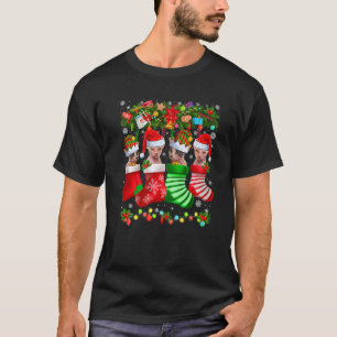 Lönsam jultomte Sphynx-katter i julklapp Xma T Shirt