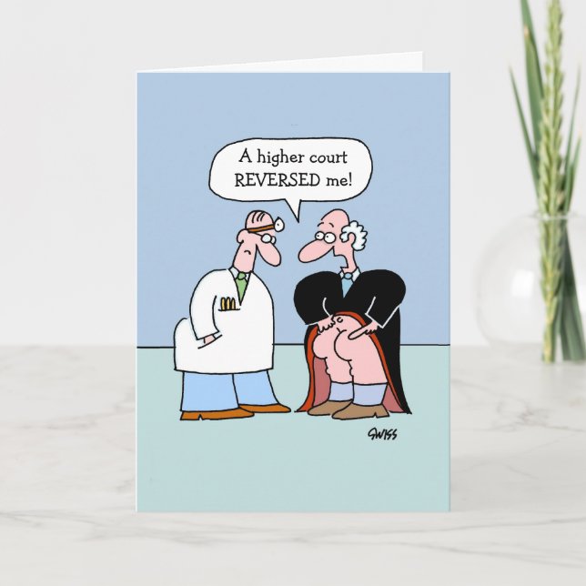 Lönsam juristkår få ett bra hälsningskort kort (Framsida)