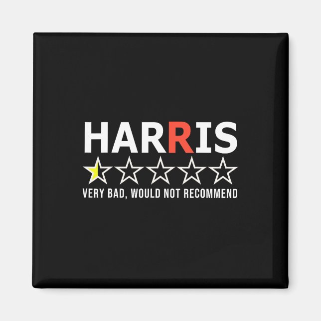Lönsam Kamala Harris mycket dålig skulle inte reko Magnet (Framsidan)