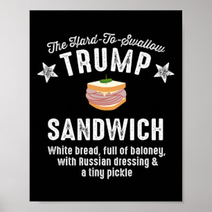 Lönsam kanttrumpsrutin för att svälja trumpsandwic poster