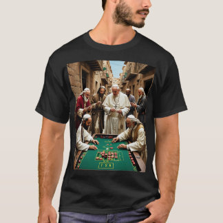Lönsam katolsk påve Gambling T-Shirt