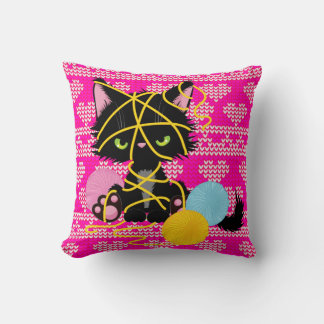 Lönsam katt för Mysiga nitteringsdagar Kudde