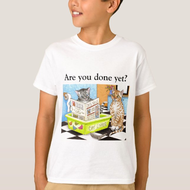 Lönsam katt i kull 464 t-shirt (Framsida)