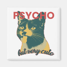 Lönsam katt med Tunga ut Magnet