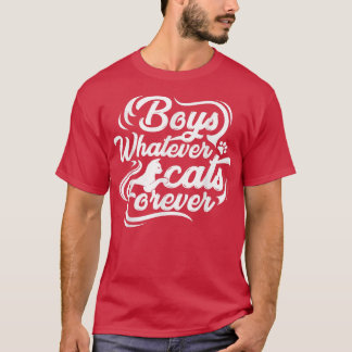Lönsam kattdesign för en kvinnlig kattägare t shirt