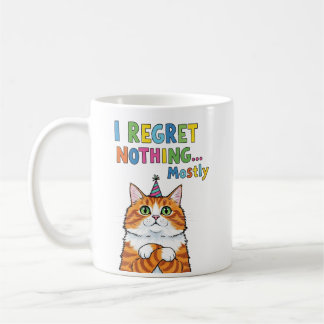 Lönsam kattgrafik med Quirky-text T-Shirt Kaffemugg