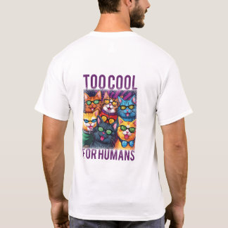 Lönsam katts för Coola för människor T Shirt