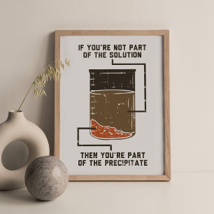 Lönsam kemisk lösning poster