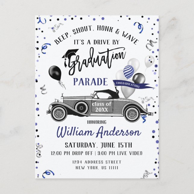 Lönsam klass för 2024-ENHET PER Studentfest Vykort (Framsida)