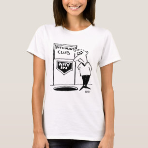Lönsam Klubb i Tecknaden Golv T Shirt