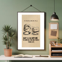 Lönsam Kontors humor: Ctrl mitt dagslag Poster int