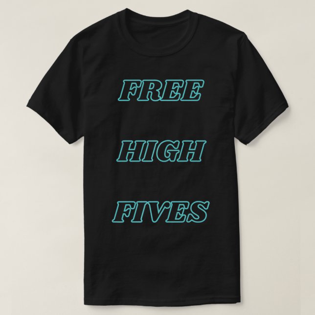 Lönsam, kostnadsfri, hög Fives Premium T Shirt (Design framsida)