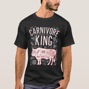 Lönsam köttätare Kung Kött Älskare ger till Pappor T Shirt