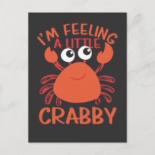 Lönsam krabba - jag känner lite krabby vykort