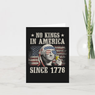 Lönsam Kung i Amerika sedan 1776 4 juli Kort