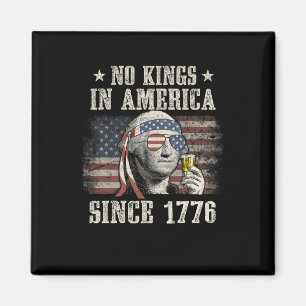 Lönsam Kung i Amerika sedan 1776 4 juli Magnet