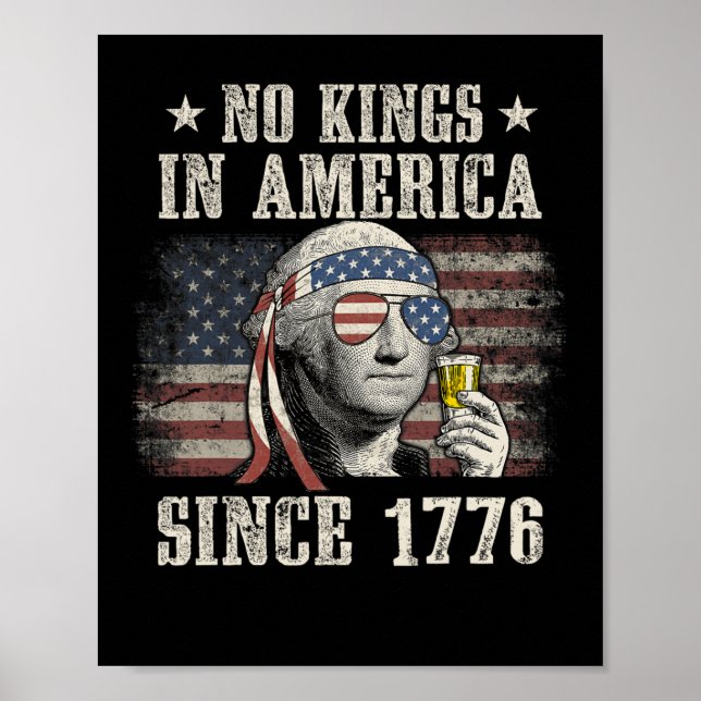 Lönsam Kung i Amerika sedan 1776 4 juli Poster (Framsidan)