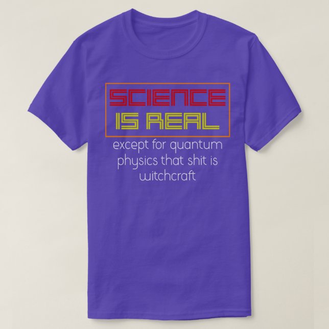 Lönsam kvantum Physics Gift Physics T Shirt (Design framsida)