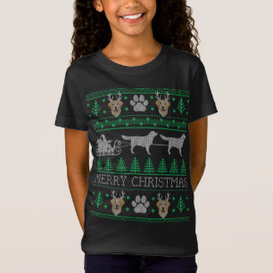 Lönsam Labrador Retriever-Hundälskare Ugly jul T Shirt
