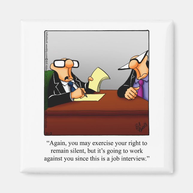 Lönsam lagning Stuffer Business Humor Magnet (Framsidan)