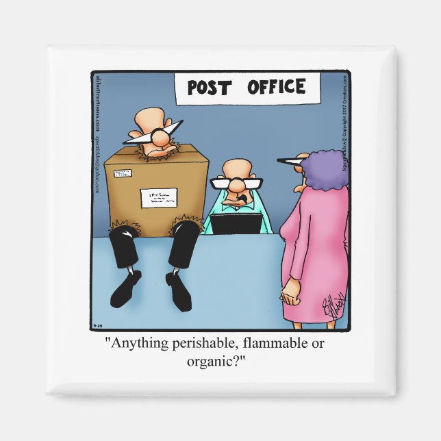 Lönsam lagning Stuffer Humous Magnets Magnet (Framsidan)