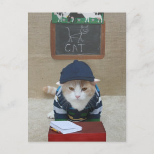 Lönsam lärare till överordnat vykort