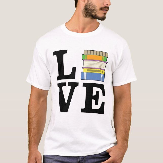 Lönsam läsdesign t shirt (Framsida)