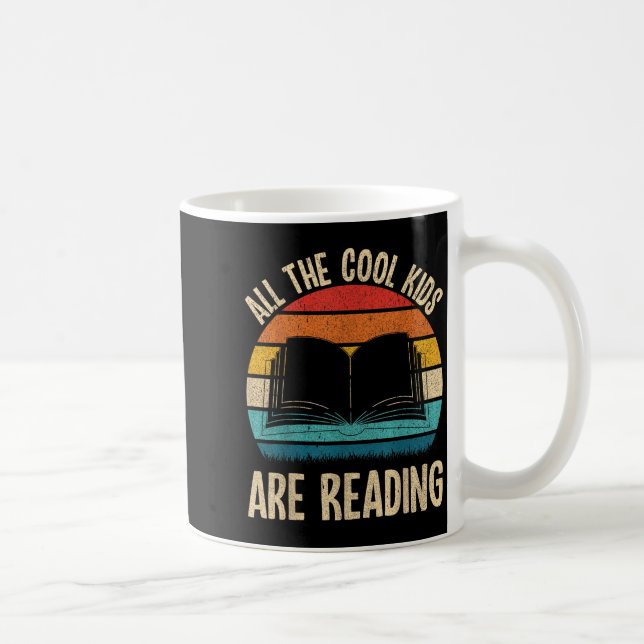 Lönsam läsning Bokar Nerd Bookish Bibliotek Booksh Kaffemugg (Höger)
