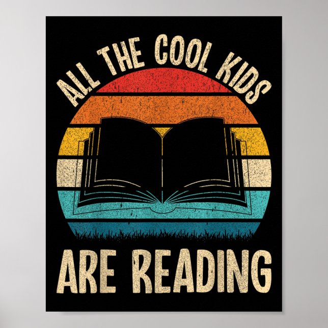 Lönsam läsning Bokar Nerd Bookish Bibliotek Booksh Poster (Framsidan)