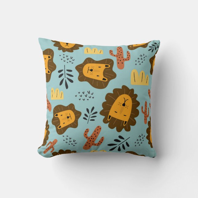 Lönsam Lejon Cushion Kudde (Framsida)