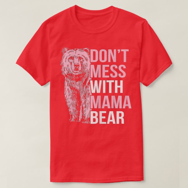 Lönsam Mamma Bear  med Mamma Bear T Shirt (Design framsida)