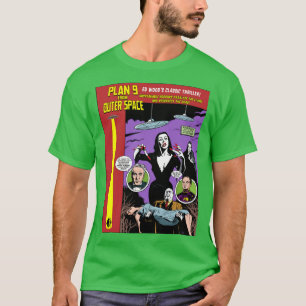 Lönsam människorplan 9 från Rymden-grafik för Fläk T Shirt