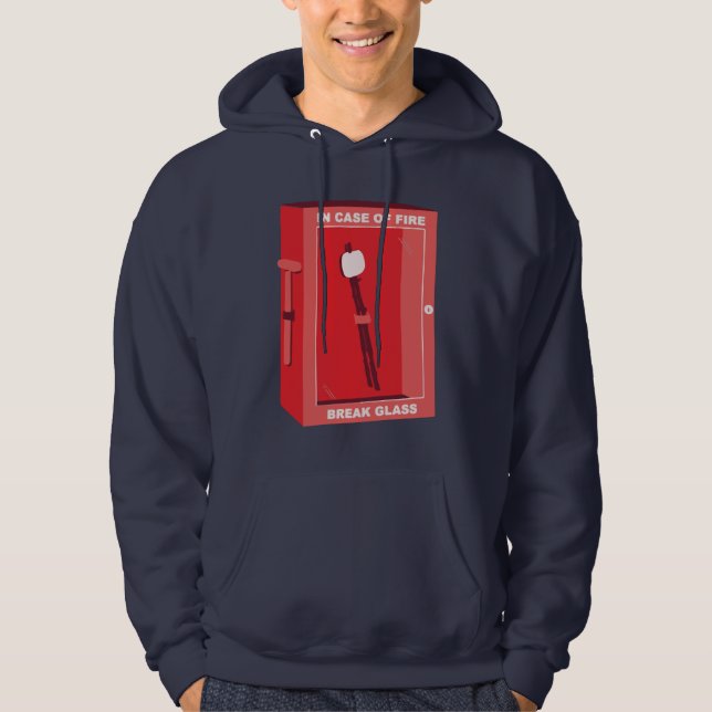 Lönsam marmallow-Tecknad - Fodral i brand Sweatshirt (Framsida)