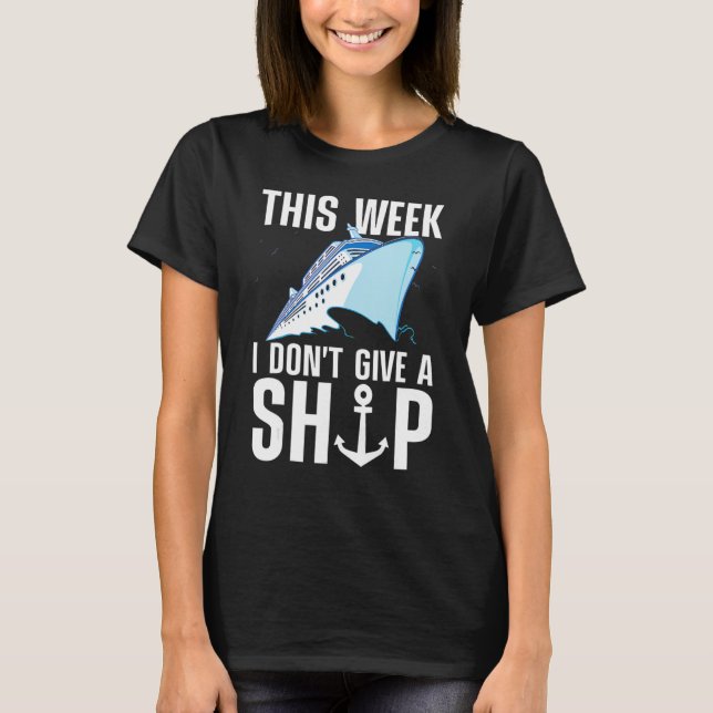 Lönsam marschkonst För manar Women Cruise Frakt Bo T Shirt (Framsida)