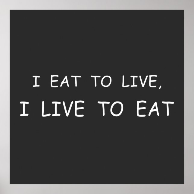 Lönsam mat ord poster (Framsidan)