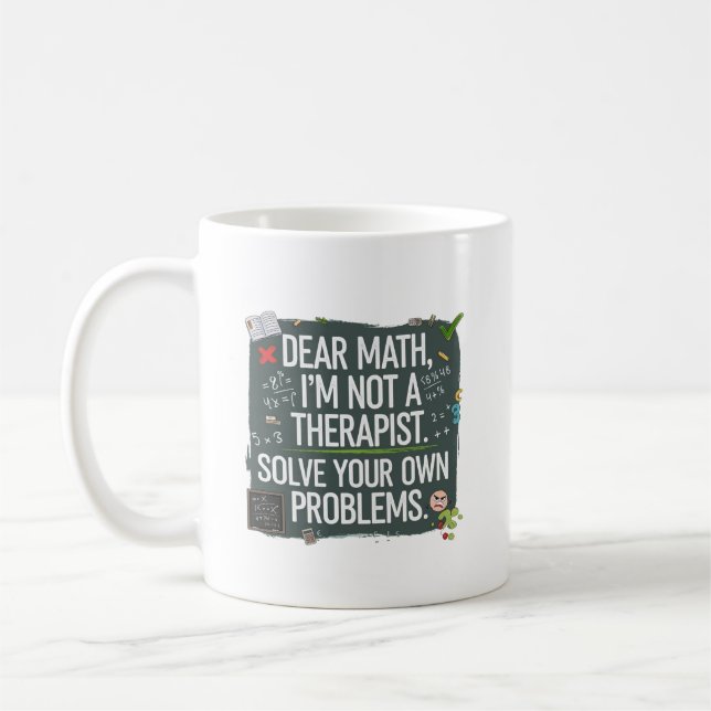 Lönsam matematiklärare - Bästa matematik kan inte  Kaffemugg (Vänster)