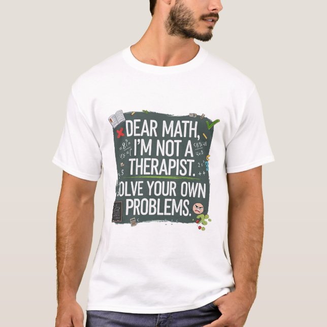 Lönsam matematiklärare - Bästa matematik kan inte  T Shirt (Framsida)
