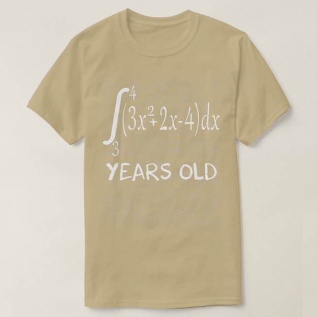 Lönsam math geek 40 år gammal 40-årsjubileum t shirt (Design framsida)