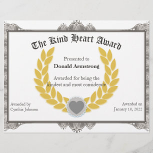 Lönsam medarbetarpris - Kind Heart