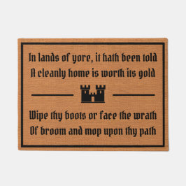 Lönsam medeleval Humor Rustic Brown Minimalist