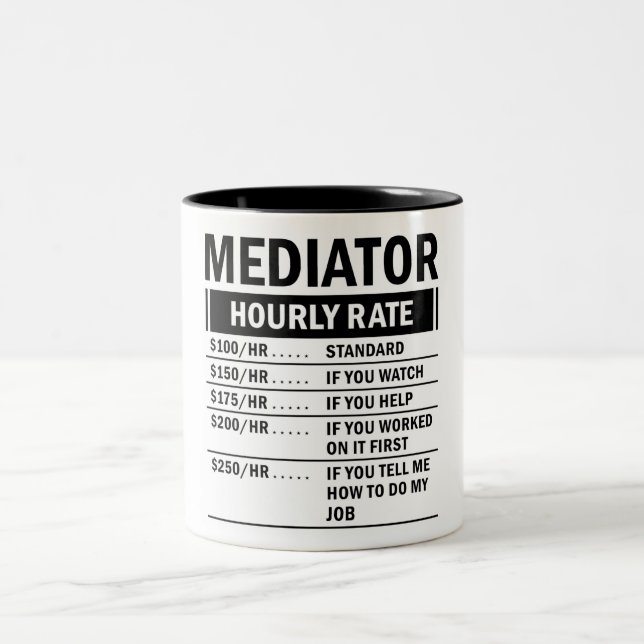 Lönsam mediatortimtaxa Två-Tonad mugg (Center)